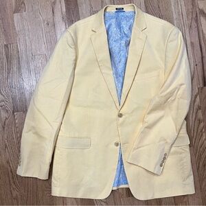 Crown & Ivy Men's Palm Beach Chic Sports Blazer 2 Button 44R Cotton & Linen.